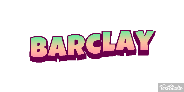 Barclay Text effect