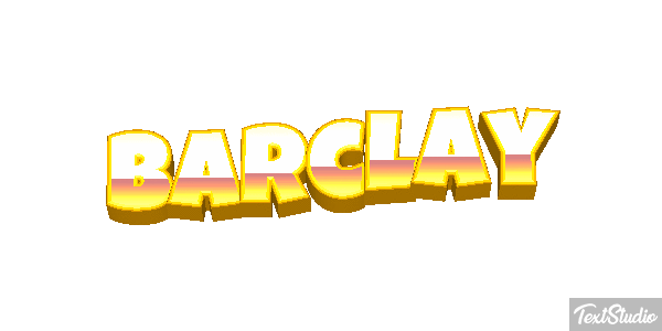 Barclay Text effect