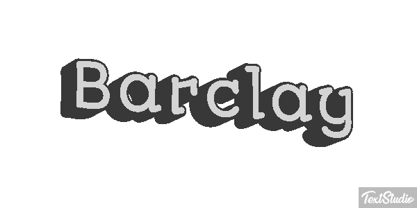 Barclay Text effect