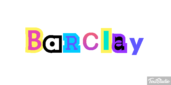 Barclay Text effect