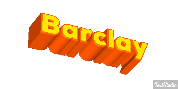 Barclay Text effect