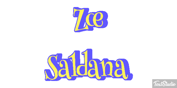Zoe Saldana Text effect