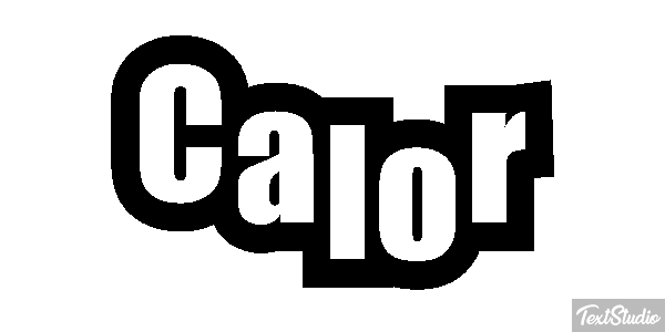 Calor Efecto de texto