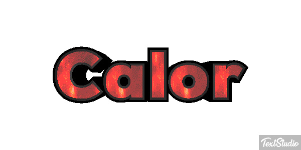 Calor Efecto de texto