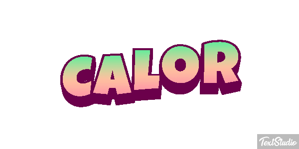 Calor Efecto de texto