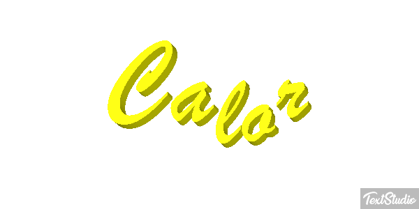 Calor Efecto de texto