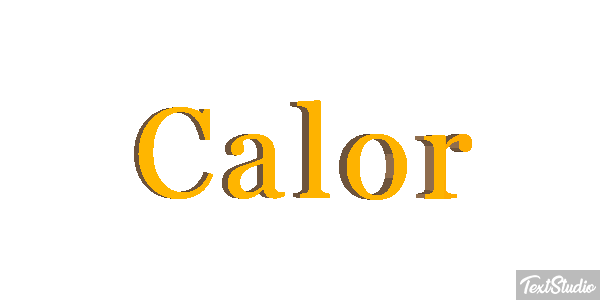 Calor Efecto de texto
