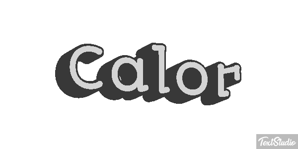 Calor Efecto de texto