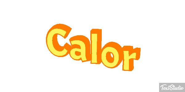 Calor Efecto de texto