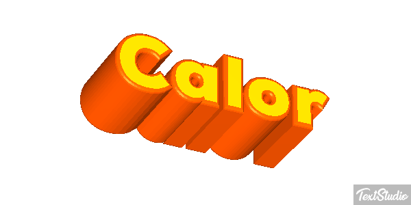Calor Efecto de texto