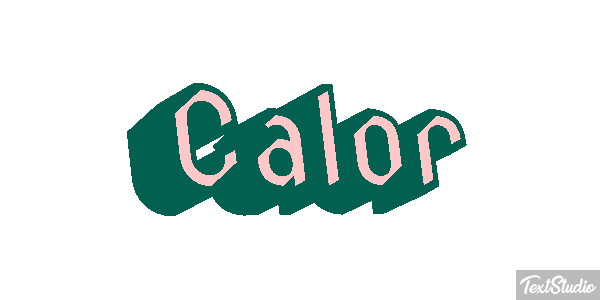 Calor Efecto de texto