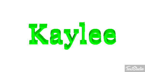 Kaylee Efekt tekstowy
