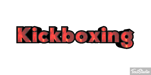 Kickboxing Efecto de texto