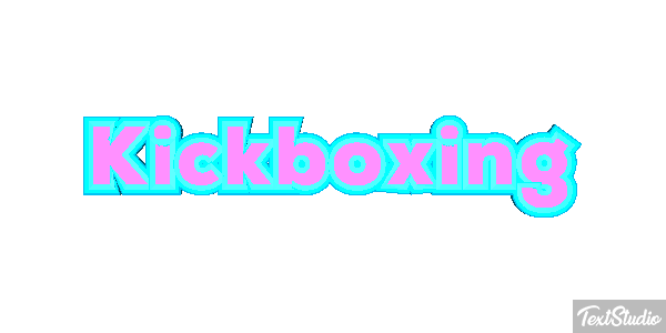 Kickboxing Efecto de texto