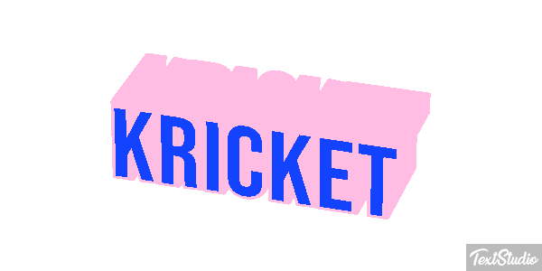 Kricket Texteffekt