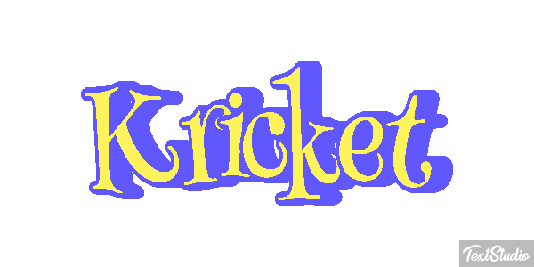 Kricket Texteffekt