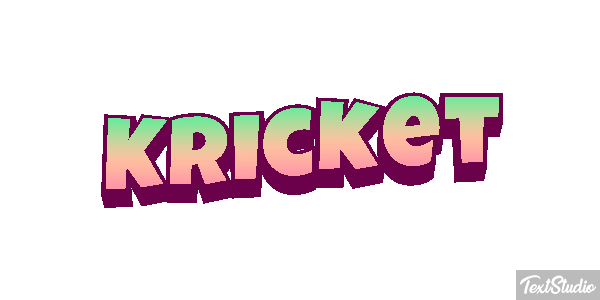 Kricket Texteffekt