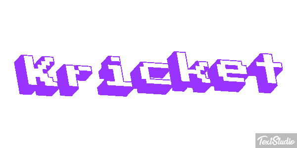Kricket Texteffekt