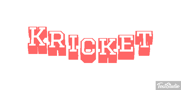 Kricket Texteffekt
