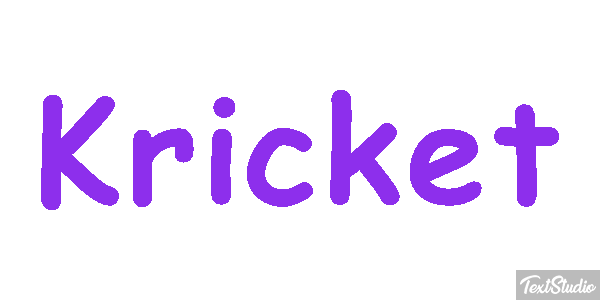 Kricket Texteffekt