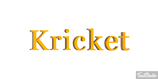 Kricket Texteffekt