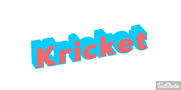 Kricket Texteffekt
