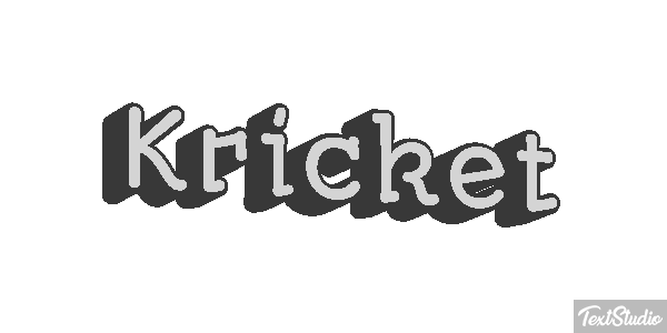 Kricket Texteffekt