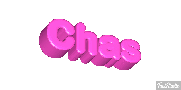 Chas Текстовый эффект