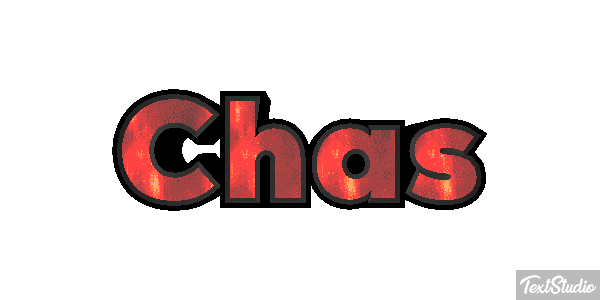 Chas Текстовый эффект