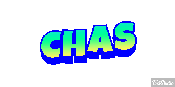 Chas Текстовый эффект