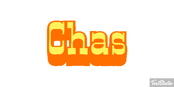 Chas Текстовый эффект