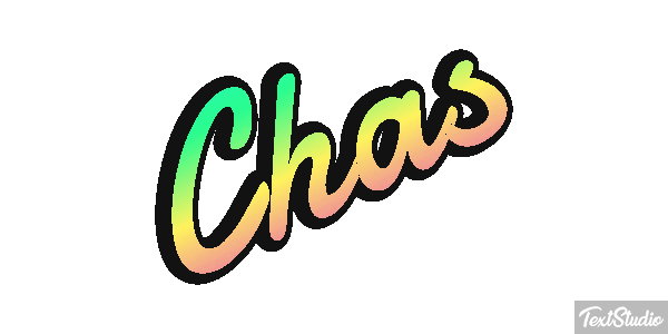 Chas Текстовый эффект
