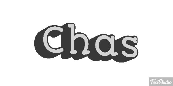 Chas Текстовый эффект