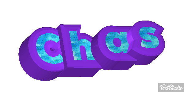 Chas Текстовый эффект