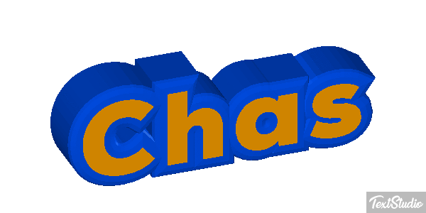 Chas Текстовый эффект