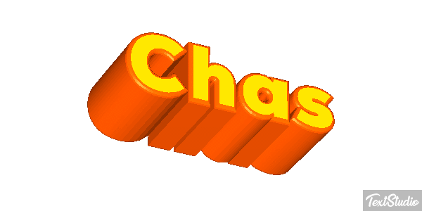 Chas Текстовый эффект