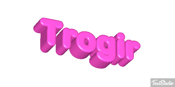 Trogir Текстовый эффект