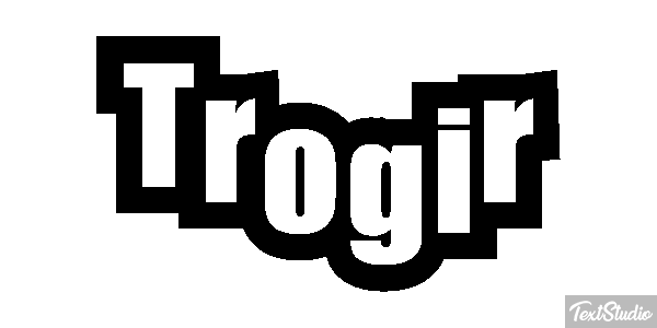 Trogir Текстовый эффект