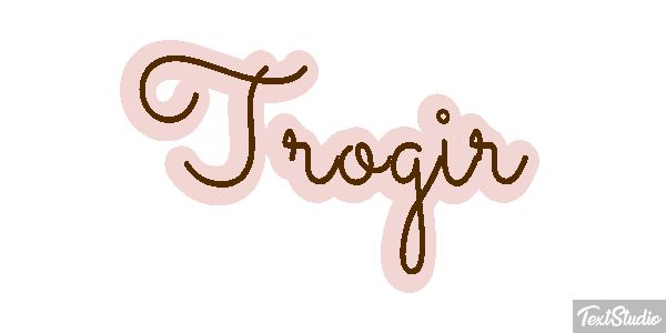 Trogir Текстовый эффект