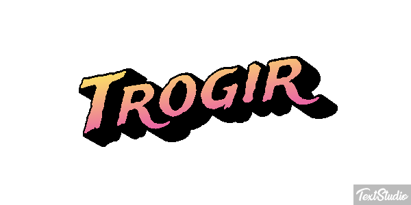 Trogir Текстовый эффект