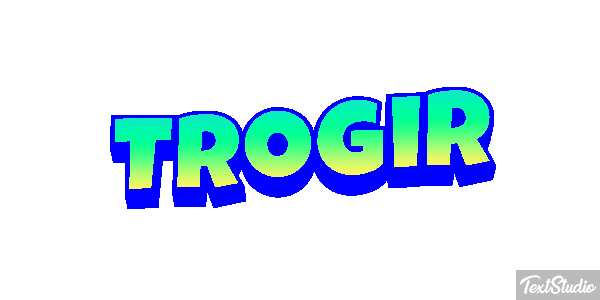 Trogir Текстовый эффект