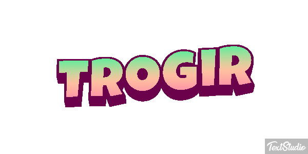 Trogir Текстовый эффект