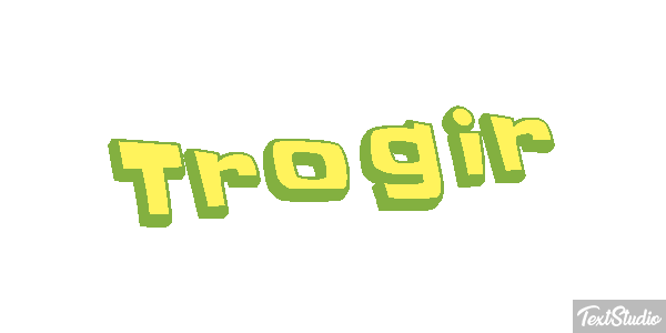 Trogir Текстовый эффект