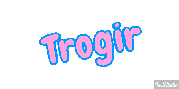 Trogir Текстовый эффект