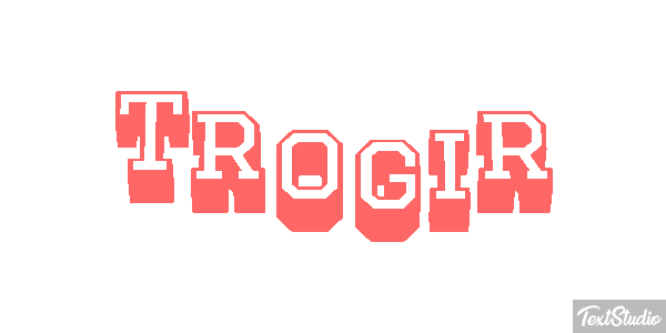 Trogir Текстовый эффект