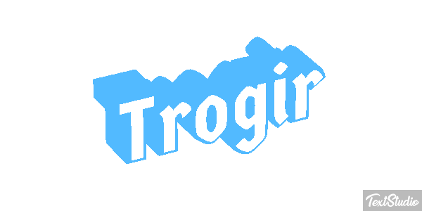 Trogir Текстовый эффект