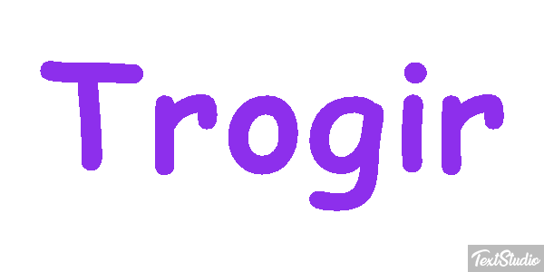 Trogir Текстовый эффект