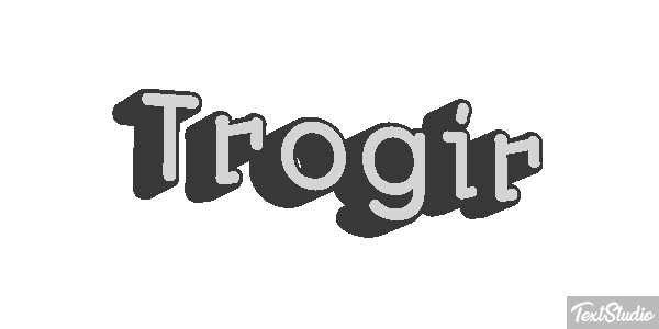 Trogir Текстовый эффект