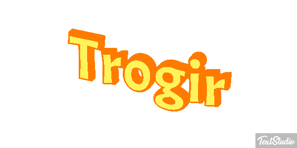 Trogir Текстовый эффект