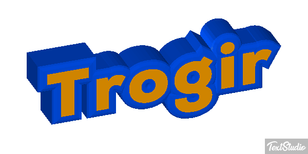 Trogir Текстовый эффект